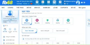 Những yêu cầu cơ bản khi nạp tiền fb68