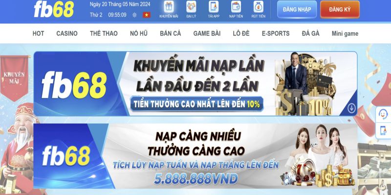 Hàng ngàn chương trình khuyến mãi fb68